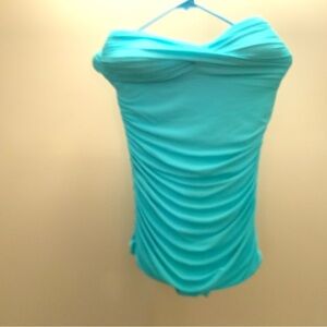 #22 Victoria's Secret Turquoise One Piece Swimsuit very Good condition $20 firm